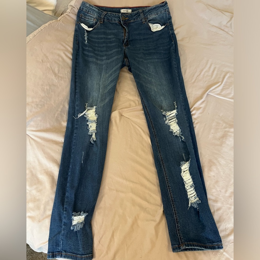 Refuge Dark Wash Skinny Jean